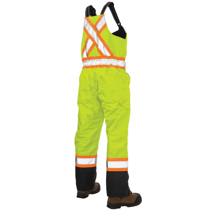 Tough Duck® Hi Vis Insulated Ripstop Safety Overall - X-Back - S876