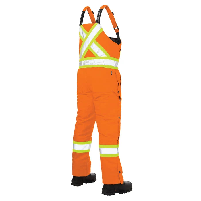 Tough Duck® Hi Vis Insulated Safety Overall - X-Back - S757