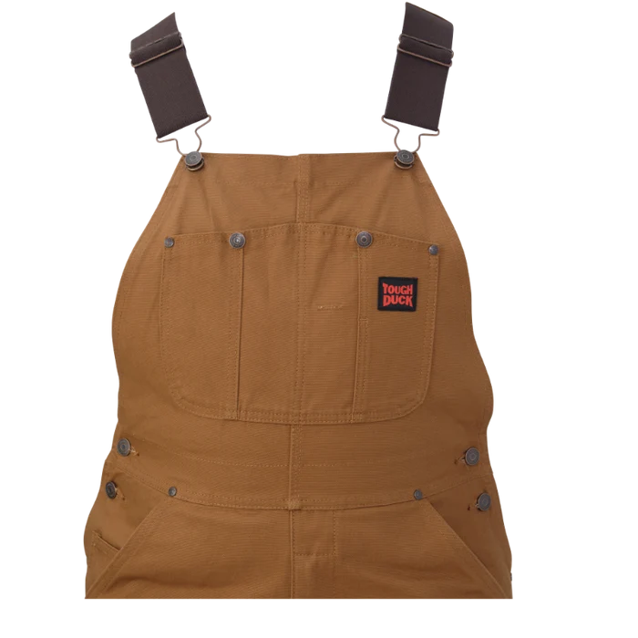Tough Duck® Unlined Bib Overall Front Fly with Zipper - I198