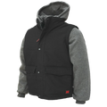 Tough Duck Zip-Off Sleeve Jacket with Detachable Hoodie - I8A2