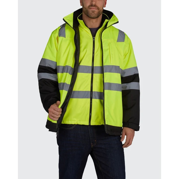 Utility Pro Hi Vis Arctic 3-in-1 ANSI Class 3 Parka Jacket - UHV821
