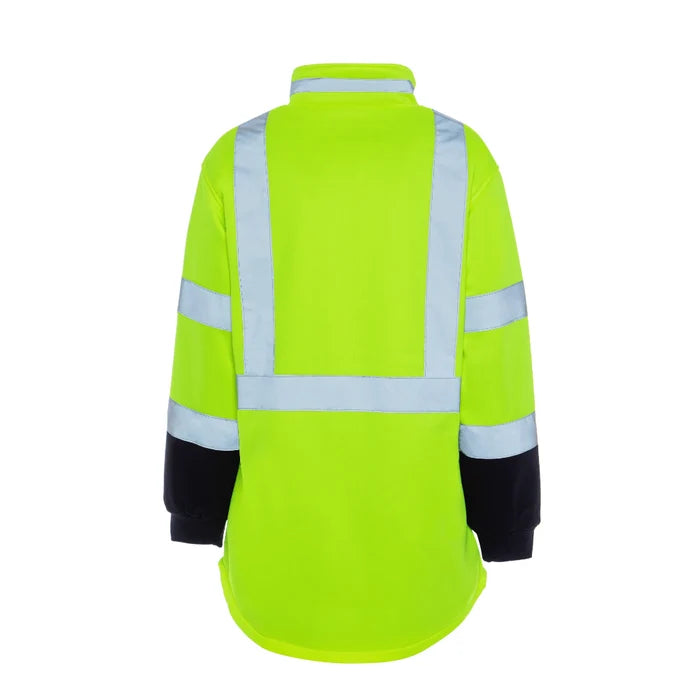 utility-pro-hivis-womens-dual-tone-yellow-black-zip-long-sleeve-soft-shell-uhv667