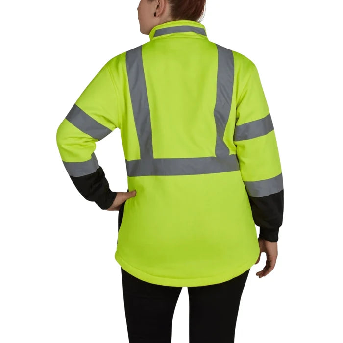 utility-pro-hivis-womens-dual-tone-yellow-black-zip-long-sleeve-soft-shell-uhv667