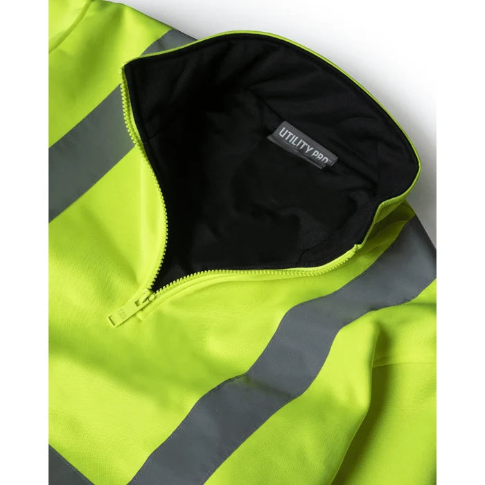 utility-pro-hivis-womens-dual-tone-yellow-black-zip-long-sleeve-soft-shell-uhv667
