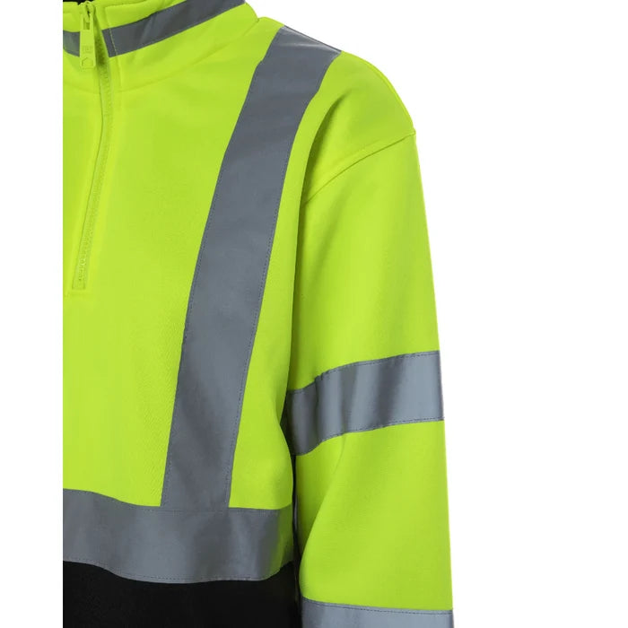 utility-pro-hivis-womens-dual-tone-yellow-black-zip-long-sleeve-soft-shell-uhv667