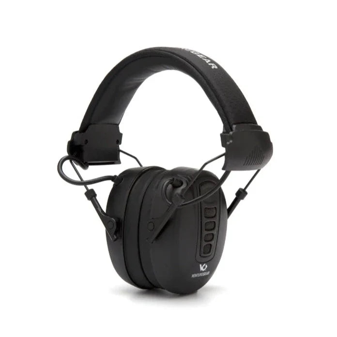 Pyramex Venturegear Slim Profile Electronic Earmuffs - 24 NRR - Clandestine Series