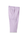 Product Image of Wool Blend Houndstooth Single Pleat Suit Pant-Purple
