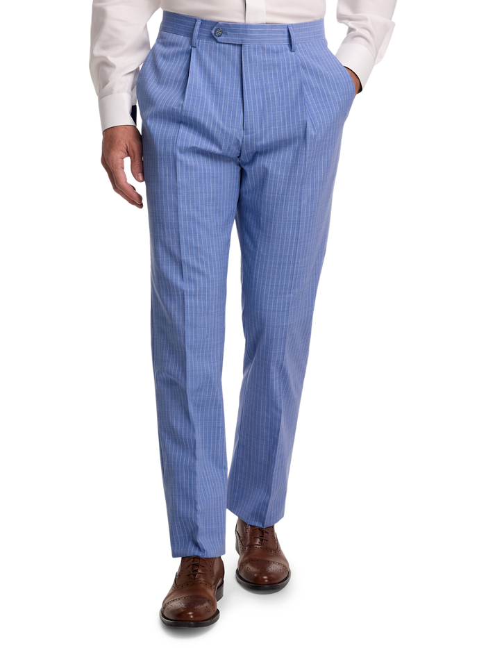 Alternate Image of Wool Blend Pindstripe Single Pleat Suit Pant-1