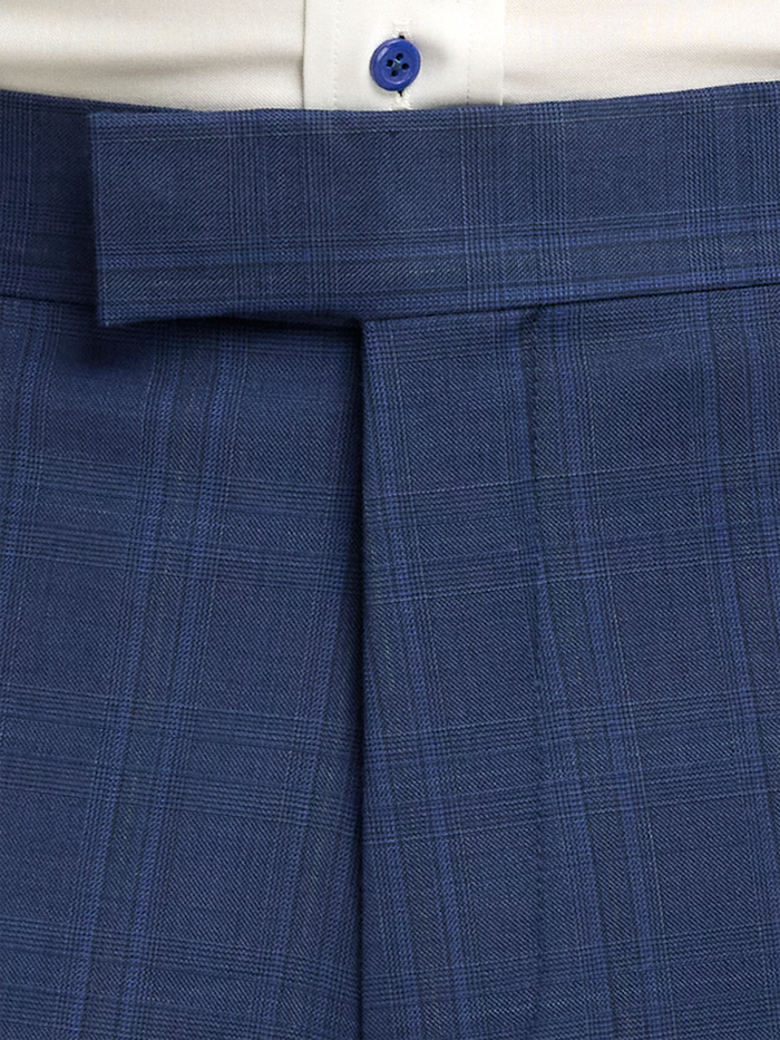 Alternate Image of Wool Blend Plaid Flat Front Suit Pants-3