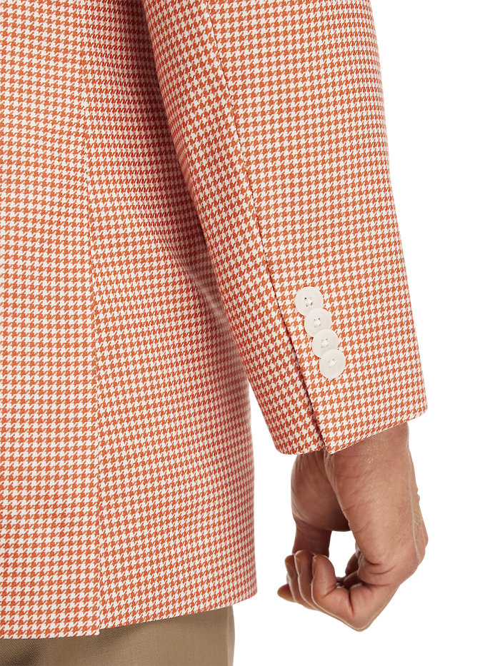 Alternate Image of Wool Houndstooth Single Breasted Peak Lapel Sport Coat-2