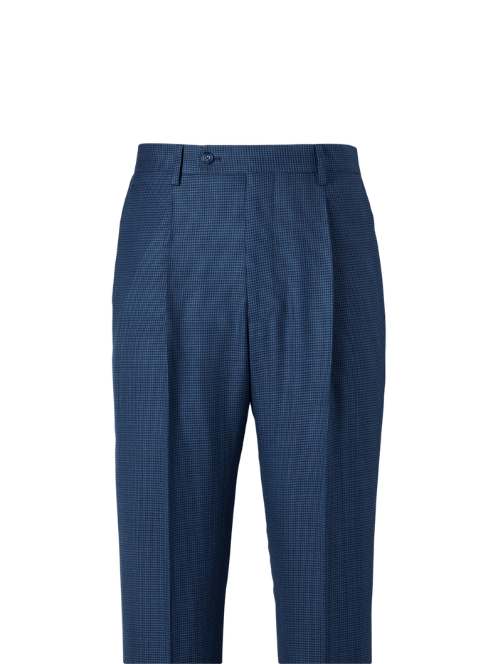 Alternate Image of Wool Houndstooth Single Pleat Suit Pants-1