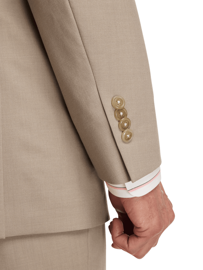 Alternate Image of Wool Stretch Bengaline Peak Lapel Suit Jacket-2