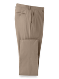 Product Image of Wool Stretch Bengaline Suit Pants-Light Tan#model_flat front