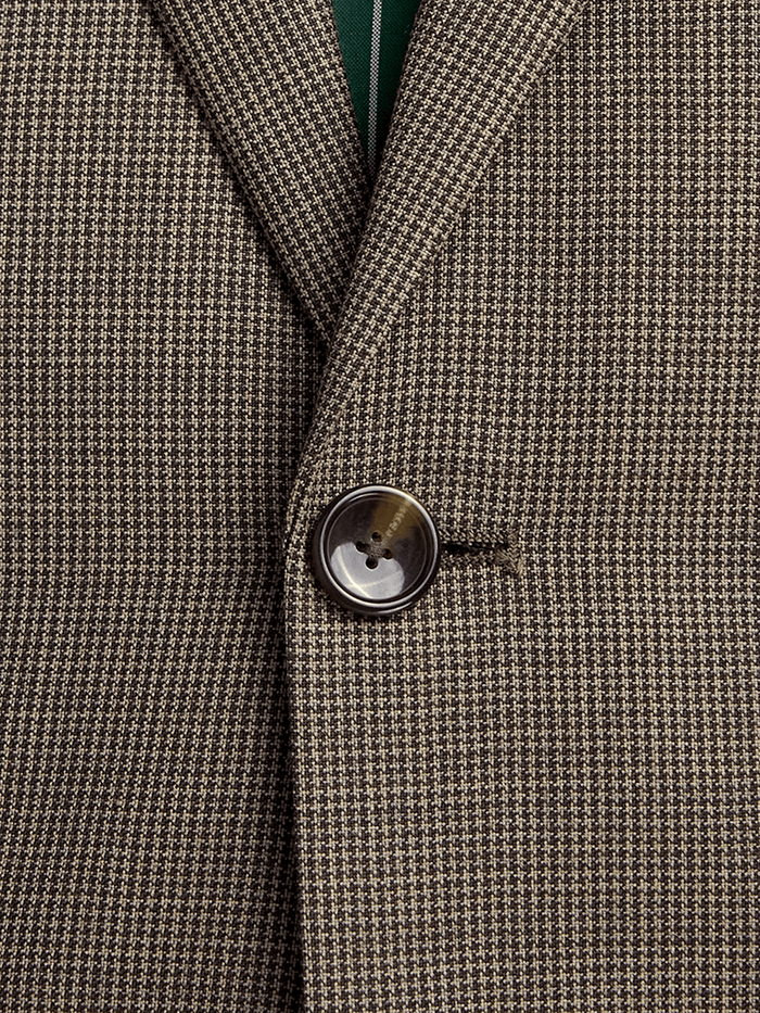 Alternate Image of Wool Stretch Micro Check Peak Lapel Suit Jacket-4