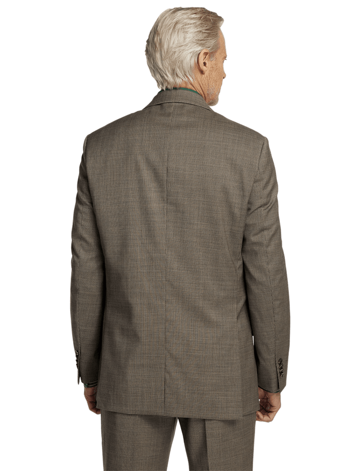 Alternate Image of Wool Stretch Micro Check Peak Lapel Suit Jacket-6